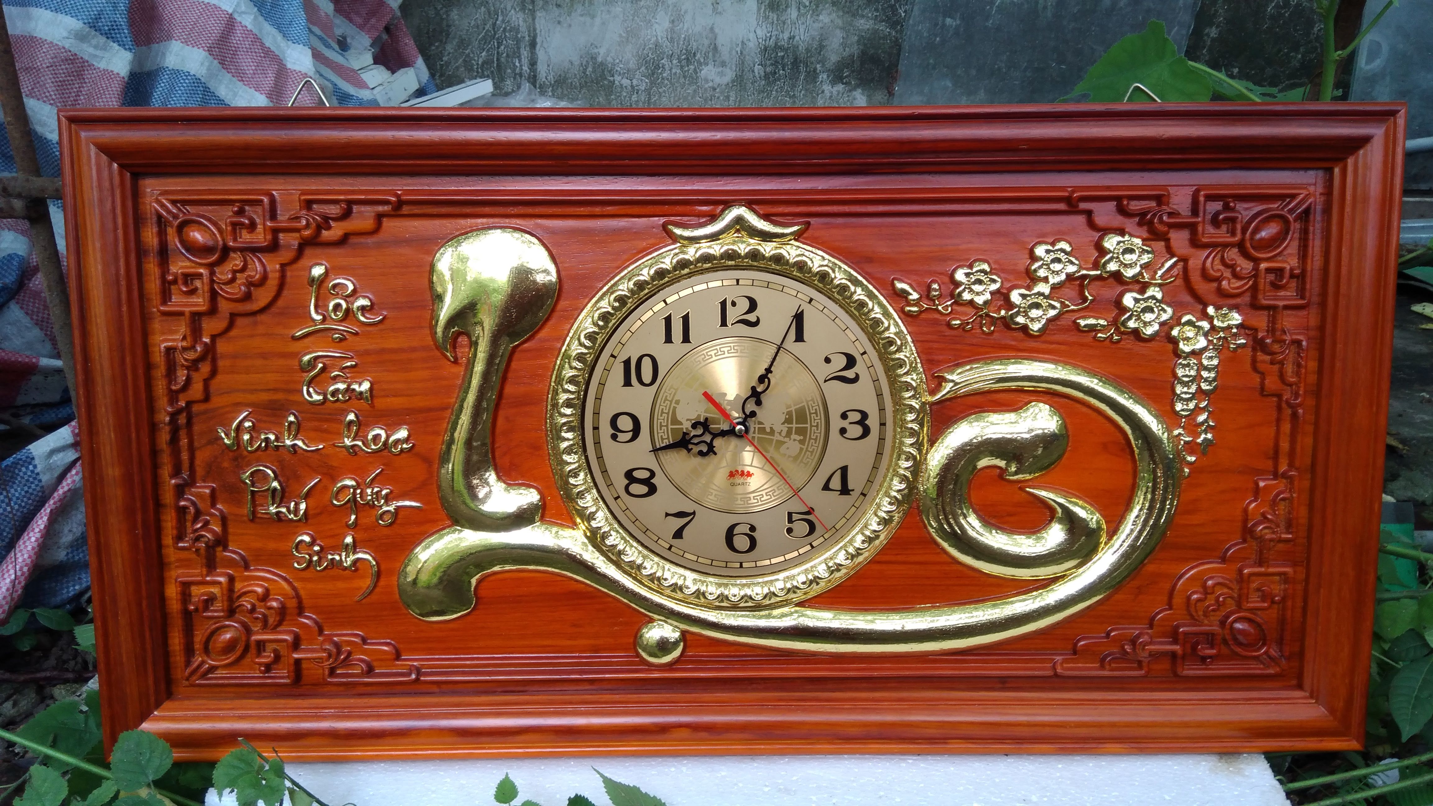 (Bảo hành 36 tháng) Đồng hồ treo tường chữ Lộc