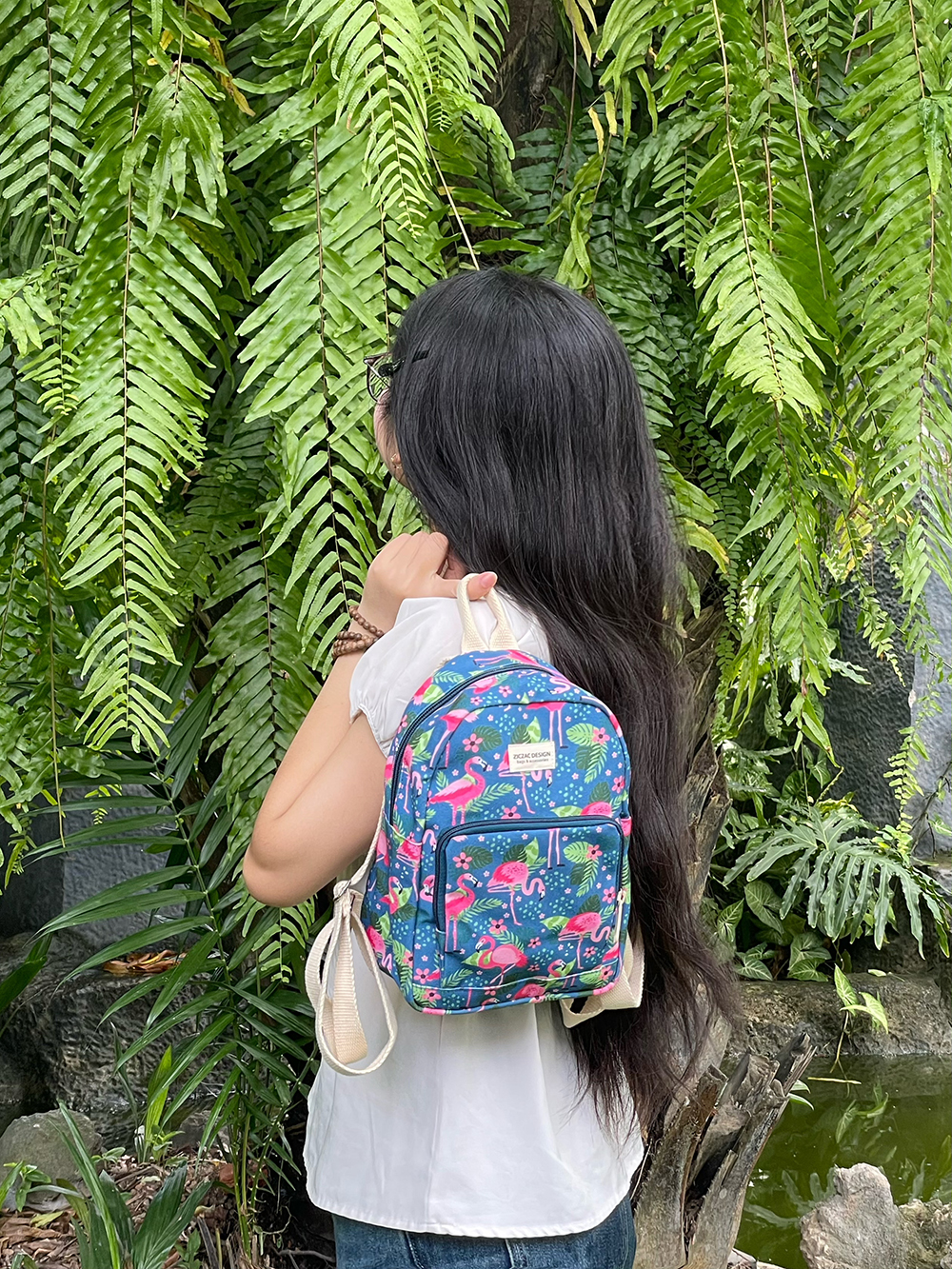 Balo Mini Vanie In Hình Ziczac Design