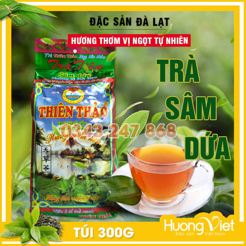 Trà sâm dứa Thiên Thảo 300gr, trà tiên Đà Lạt, trà đá miền Nam