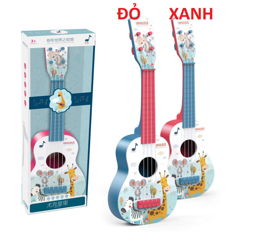 ĐÀN GHI TA, ĐÀN GUITAR CHO BÉ UKULELE DÀI 55CM