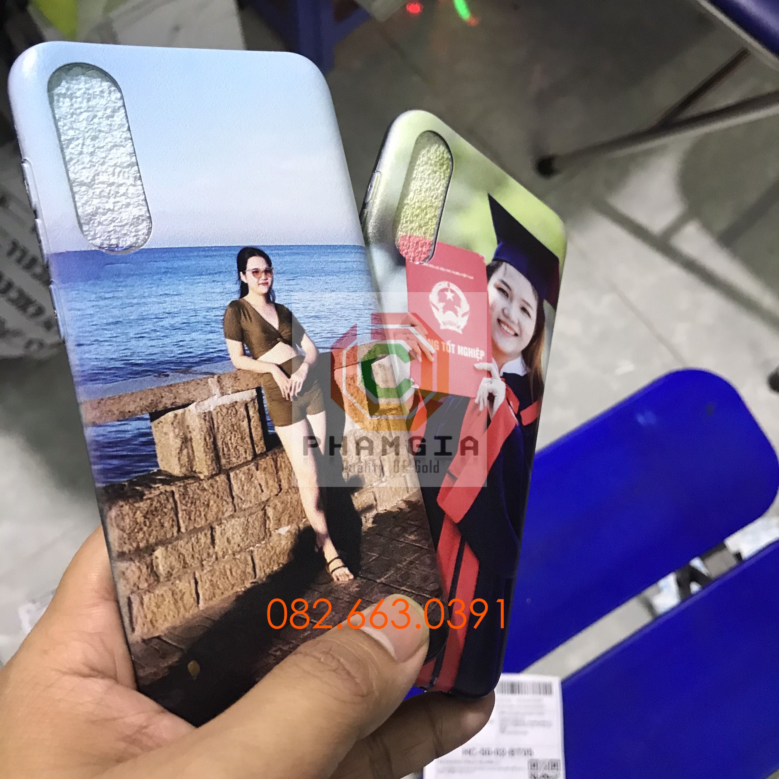 Ốp lưng Vsmart live, bee dẻo in hình theo yêu cầu
