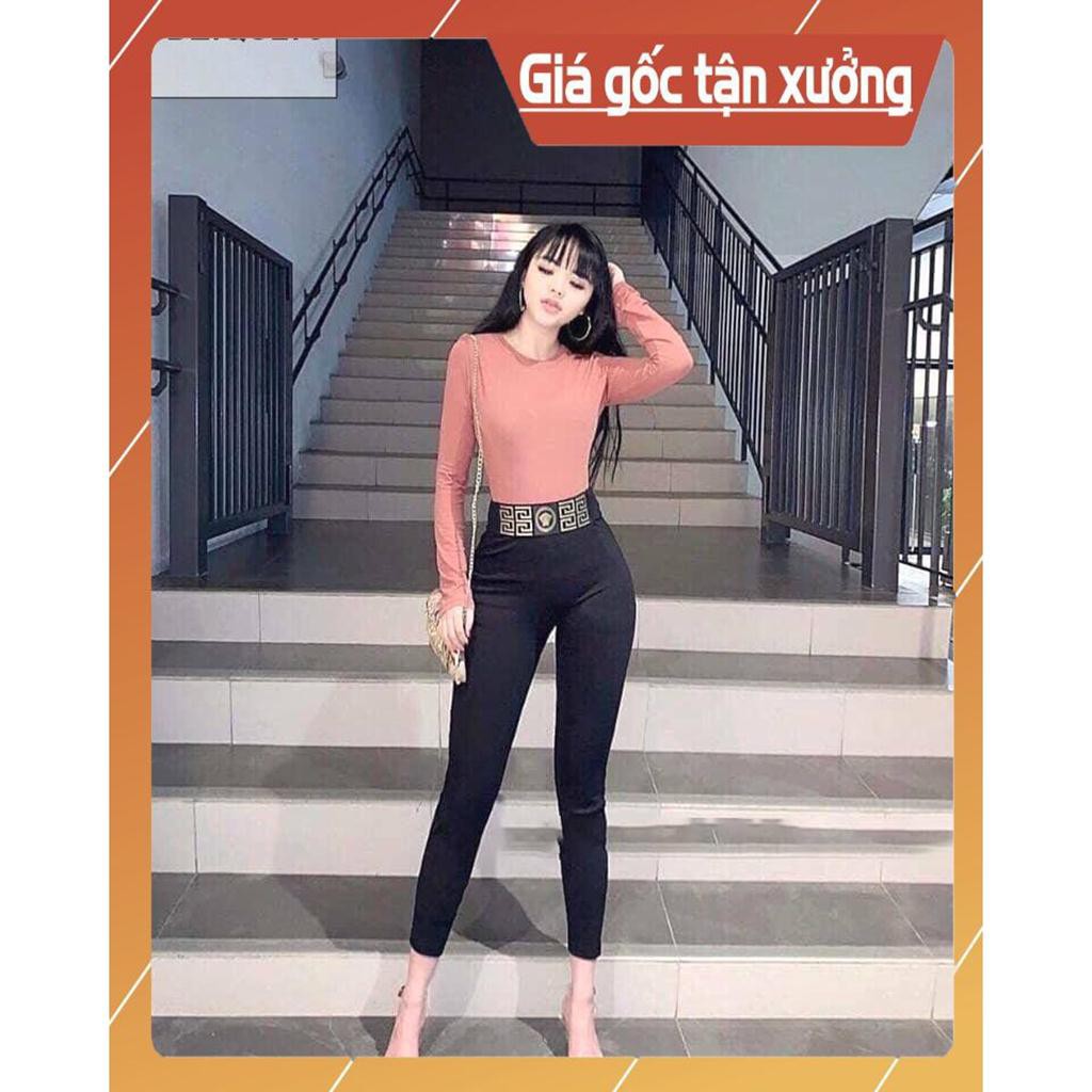 Quần legging thun cạp cao gen bụng - bigsize 80kg