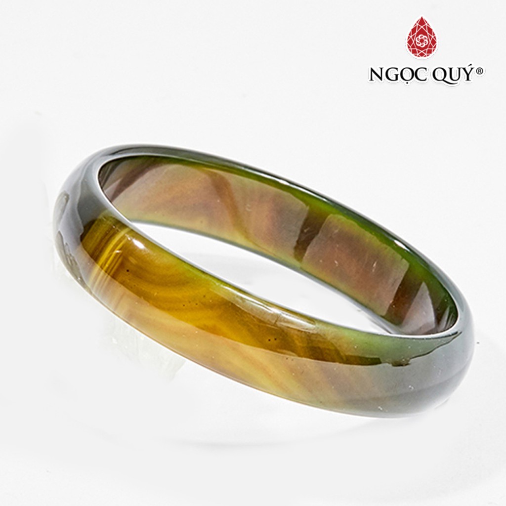 Vòng tay mã não xanh 6cm - ngọc quý