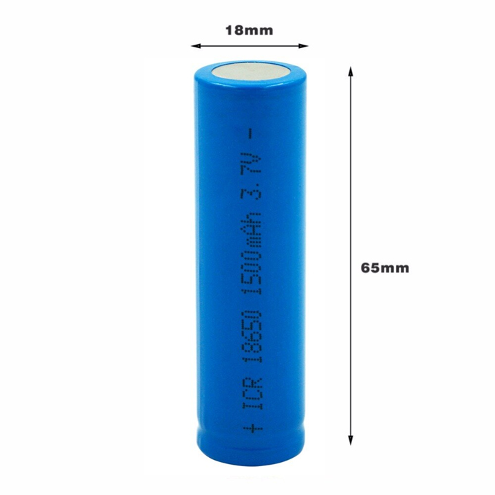 Pin Lithium 18650 3.7VDC 6.5x1.8cm (Pin Sạc Dự Phòng)