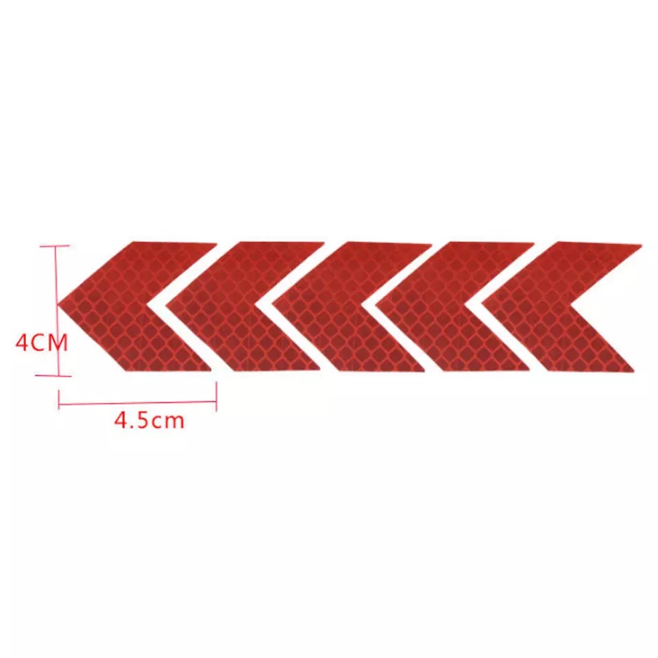 [HCM]Bộ 12 miếng decal phản quang trang trí xe máy ô tô