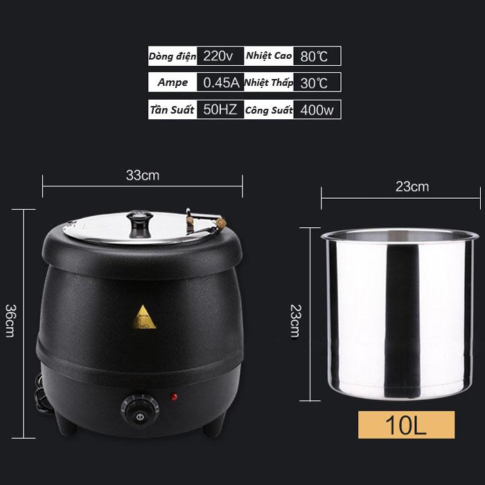 Nồi ủ trân châu 10L