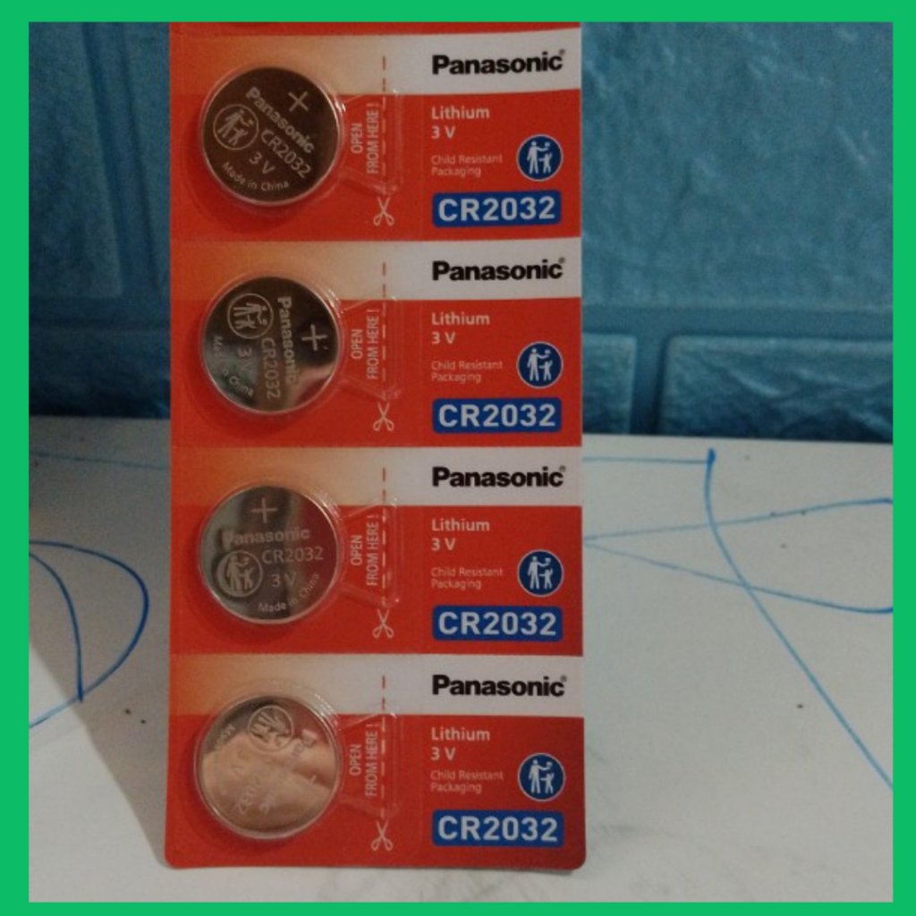 Vỉ 5 viên Pin nút Panasonic 3V CR-2032/5BEW