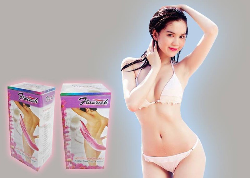 Kem tắm trắng nhanh chiếc lá Flourish Thái Lan