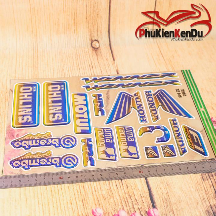 [HCM]TEM CROM CHỮ NỔI CHO XE WINNER [TẶNG KÈM 1 TEM STICK]