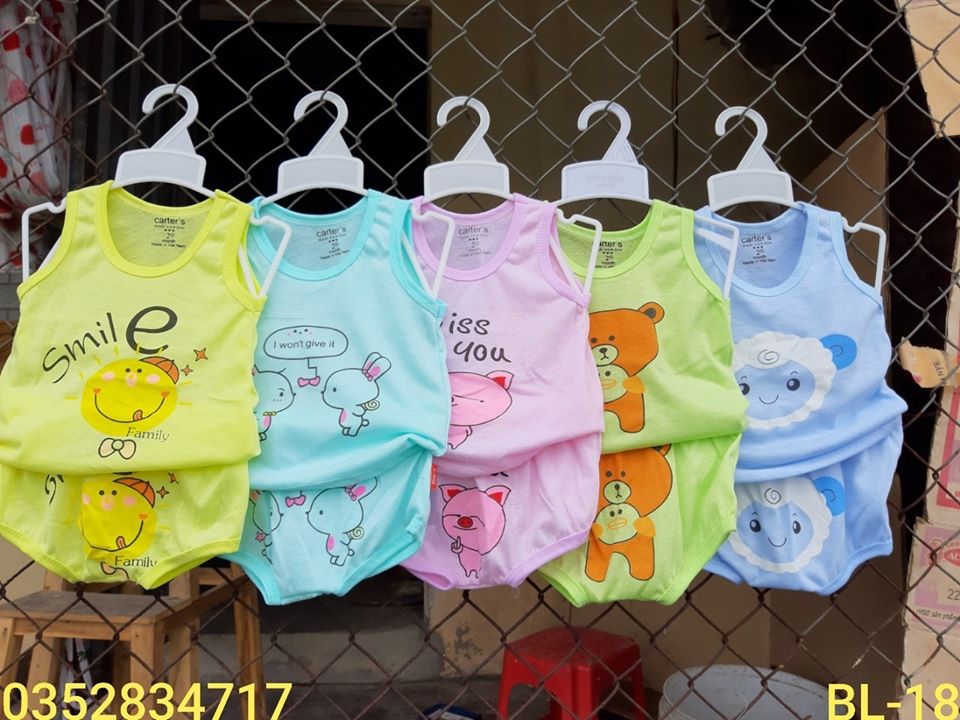 set 5 bộ ba lỗ cho bé