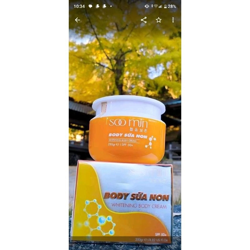 Body sữa non soo min . mua 1 được 4