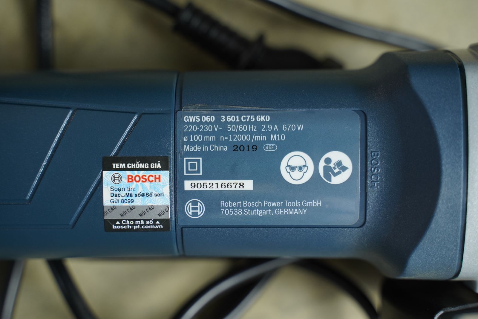 Máy mài Bosch GWS 060 (100mm)