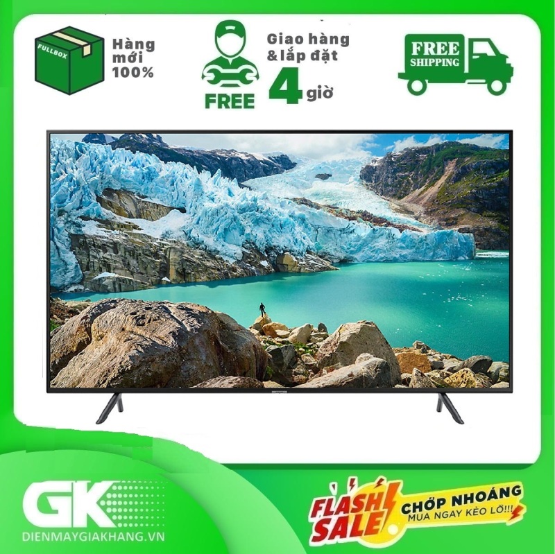 Smart Tivi Samsung 4K 50 inch UA50RU7100 (2019) - Bảo hành 2 năm. Giao hàng & lắp đặt trong 4 giờ chính hãng