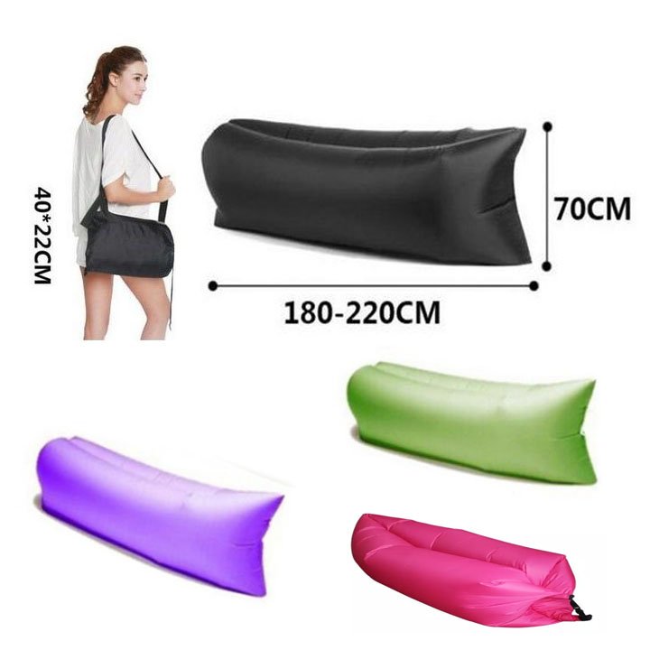 Ghế hơi du lịch dã ngoại không cần bơm