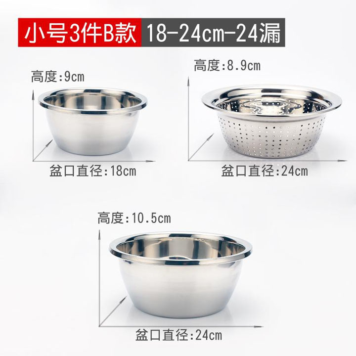 [HCM]Bộ thau rổ inox 5 món đa năng