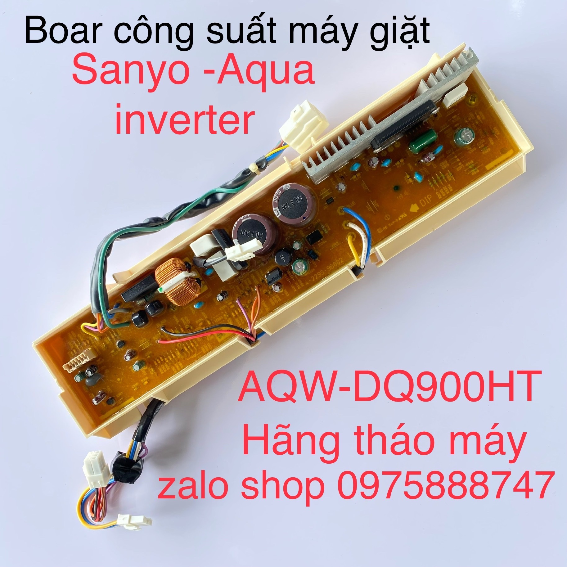 Bo công suất máy giặt sanyo-aqua inverter aqw-dq900ht