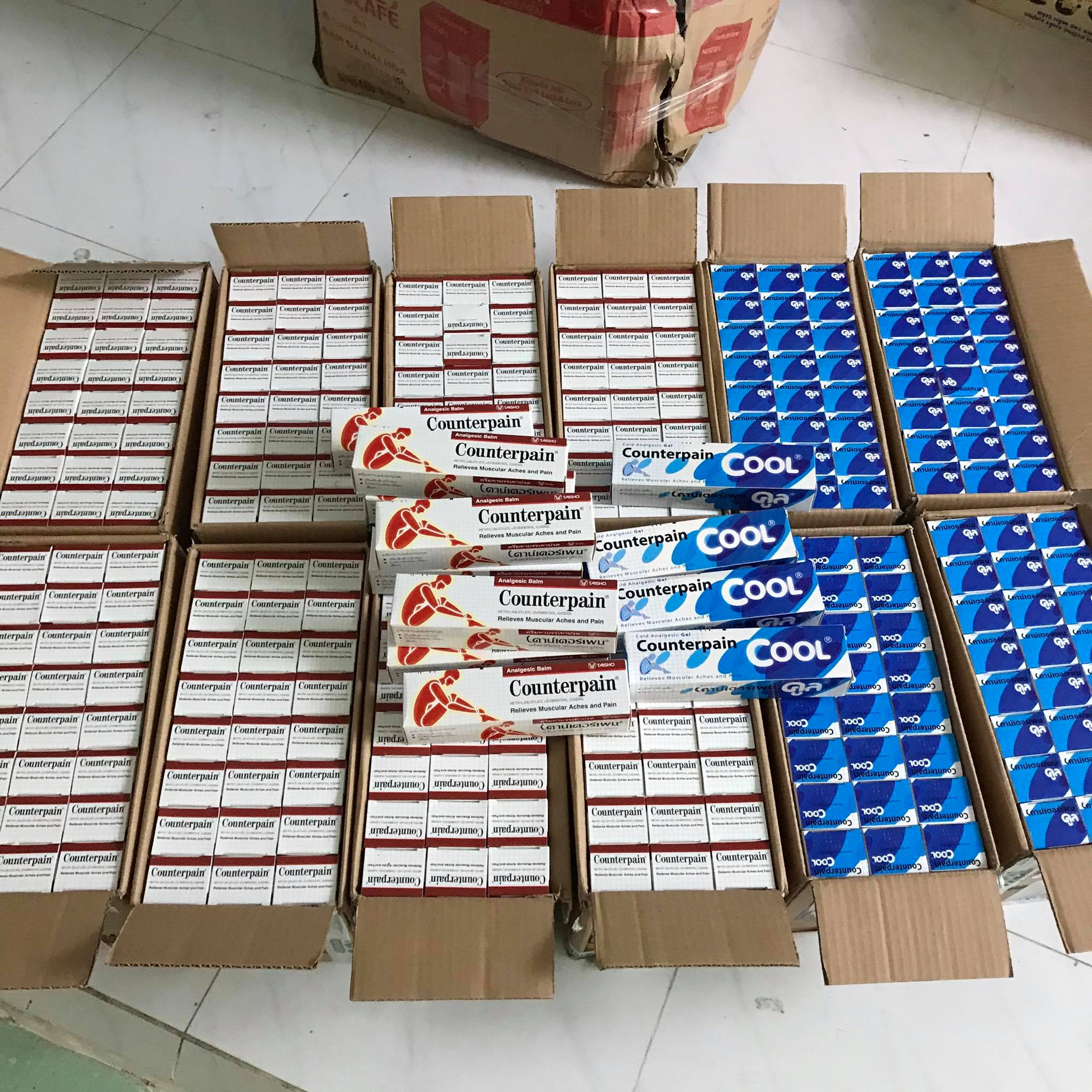 [HCM]Cao xoa bóp Counterpain Thái Lan 120gr (xoa bóp nóng)