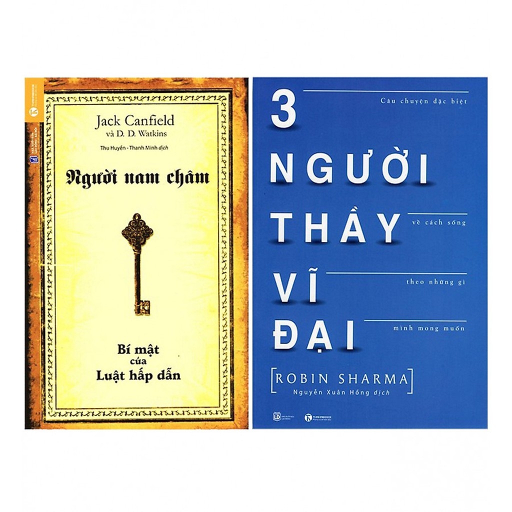 Tặng kèm bookmark - combo sách - 3 người thầy + người nam châm