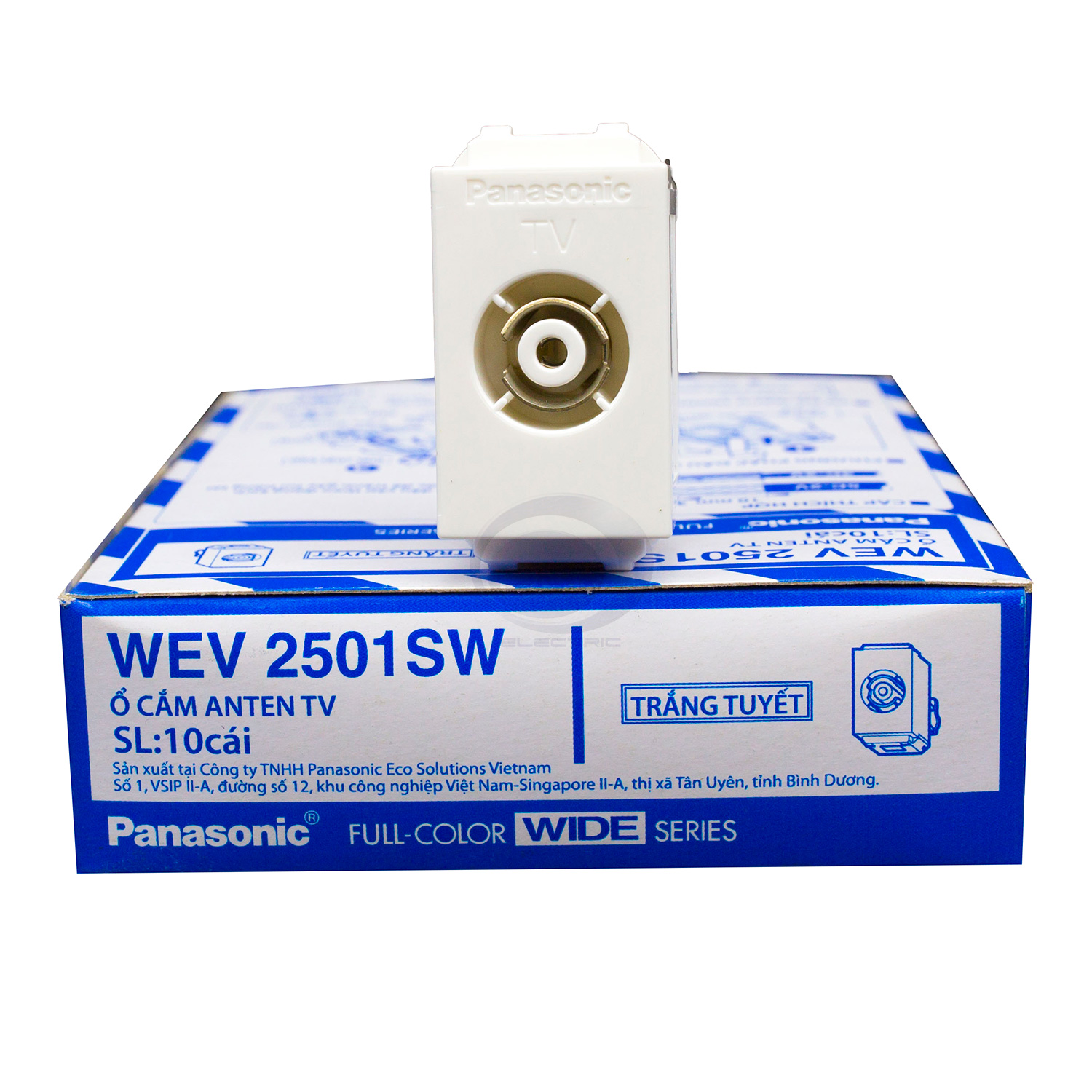 Hạt ổ cắm anten TV 75 Ohm  series Wide Panasonic