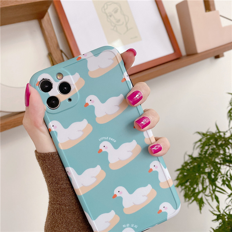 [HCM]Ốp iPhone Vịt Kute iPhone 7Plus/8Plus/X/Xs Max/11/11 Pro Max - ốp iphone