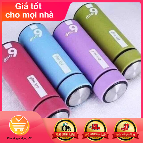 BÌNH GIỮ NHIỆT 2 LỚP 6 OUP  THỦY TINH 450ml