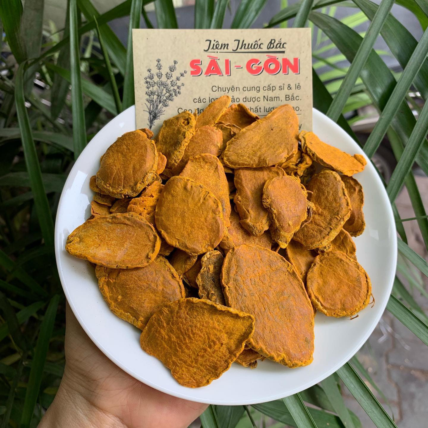 [HCM]NGHỆ VÀNG THÁI LÁT SẤY KHÔ 100GRAM