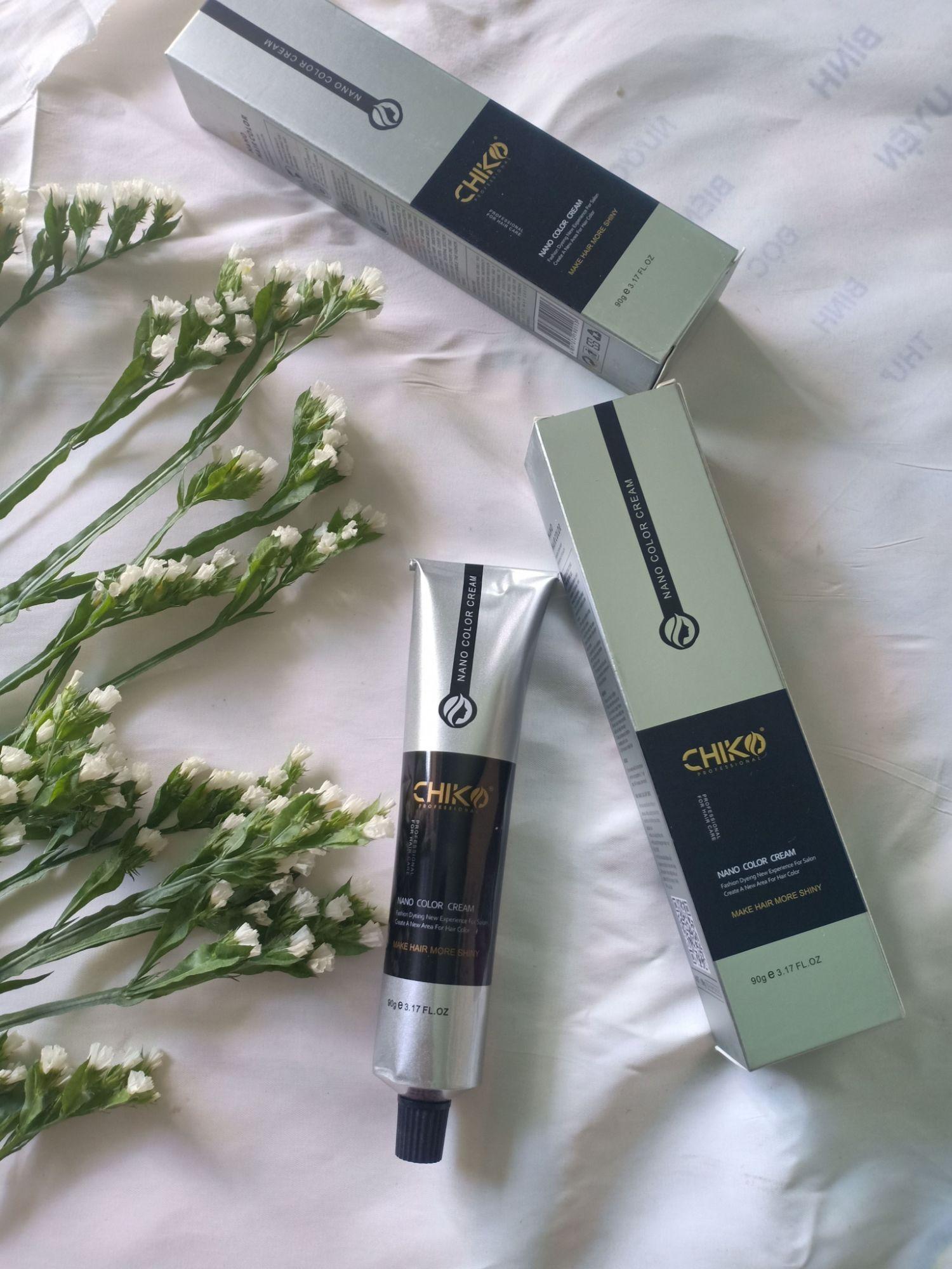 Thuốc nhuộm tóc màu Nâu Caramel (kèm oxi và găng tay)