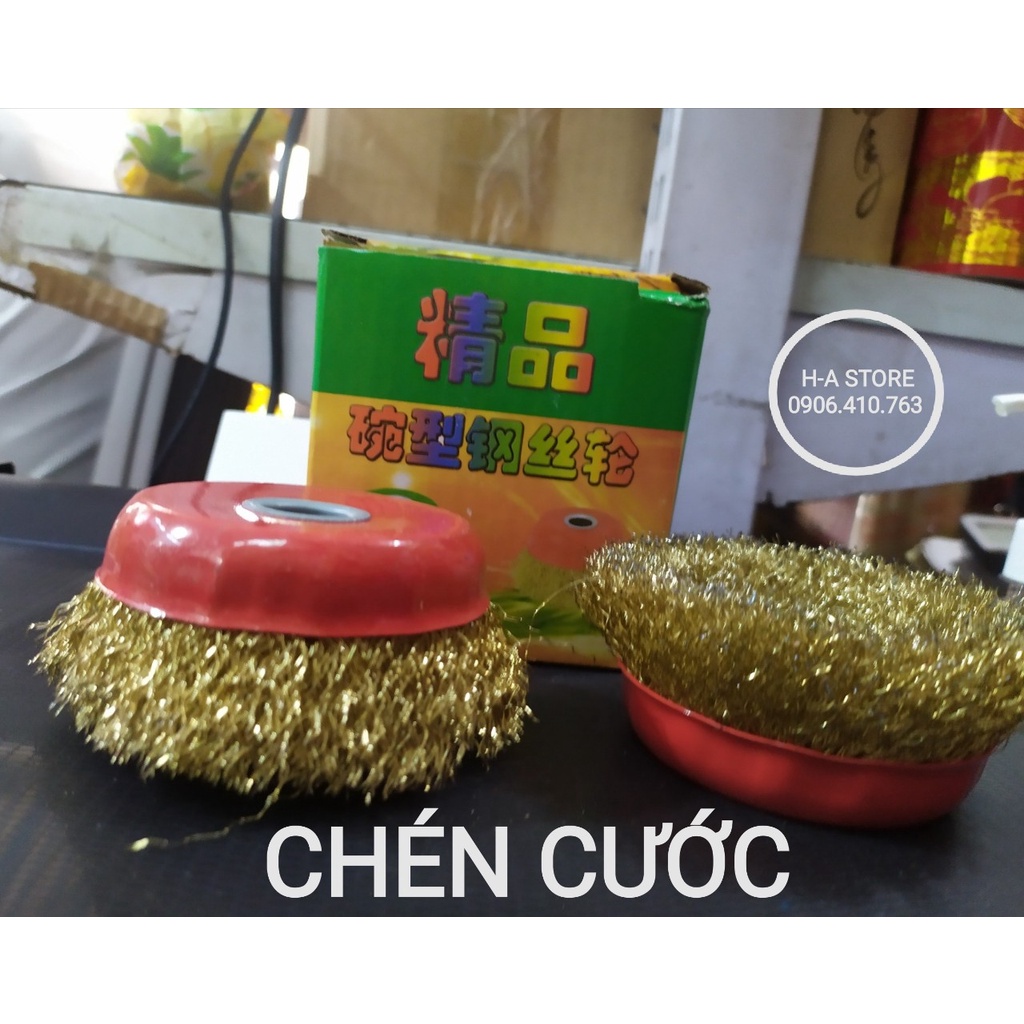 Cước chén chà sắt đánh rỉ sét 1 tấc