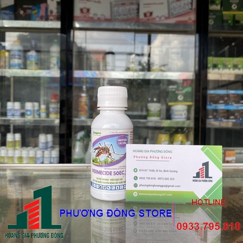 Thuốc diệt muỗi và côn trùng  Permecide 50EC - Chai 100ml