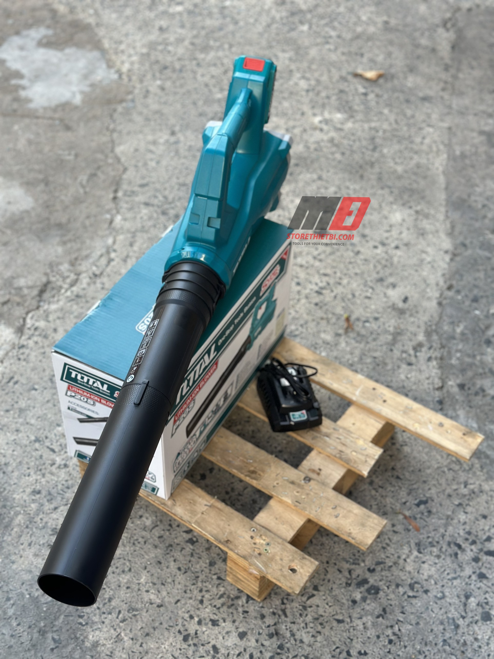 TABLI203235 Máy thổi bụi dùng pin 20v Total (kèm pin 2ah và sạc)