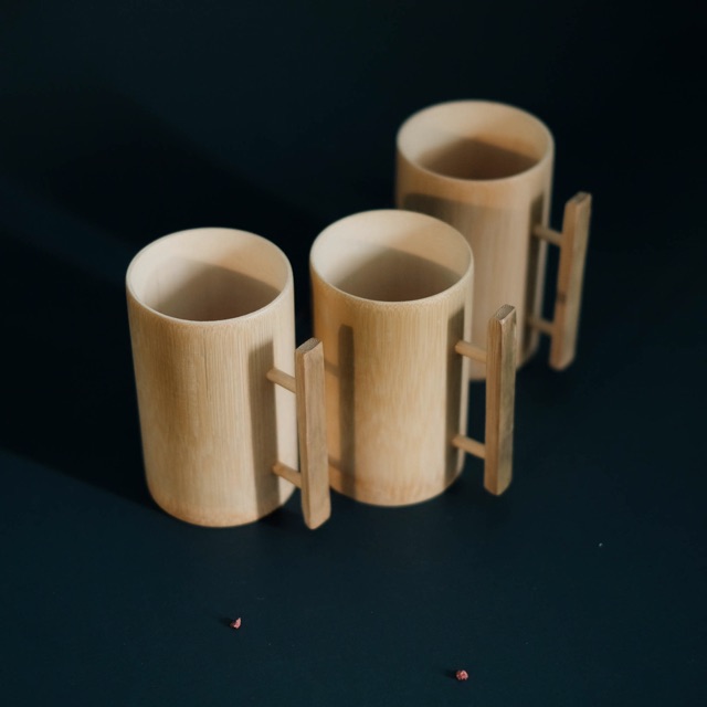 [HCM]Ly tre có quai (cốc tre) handmade