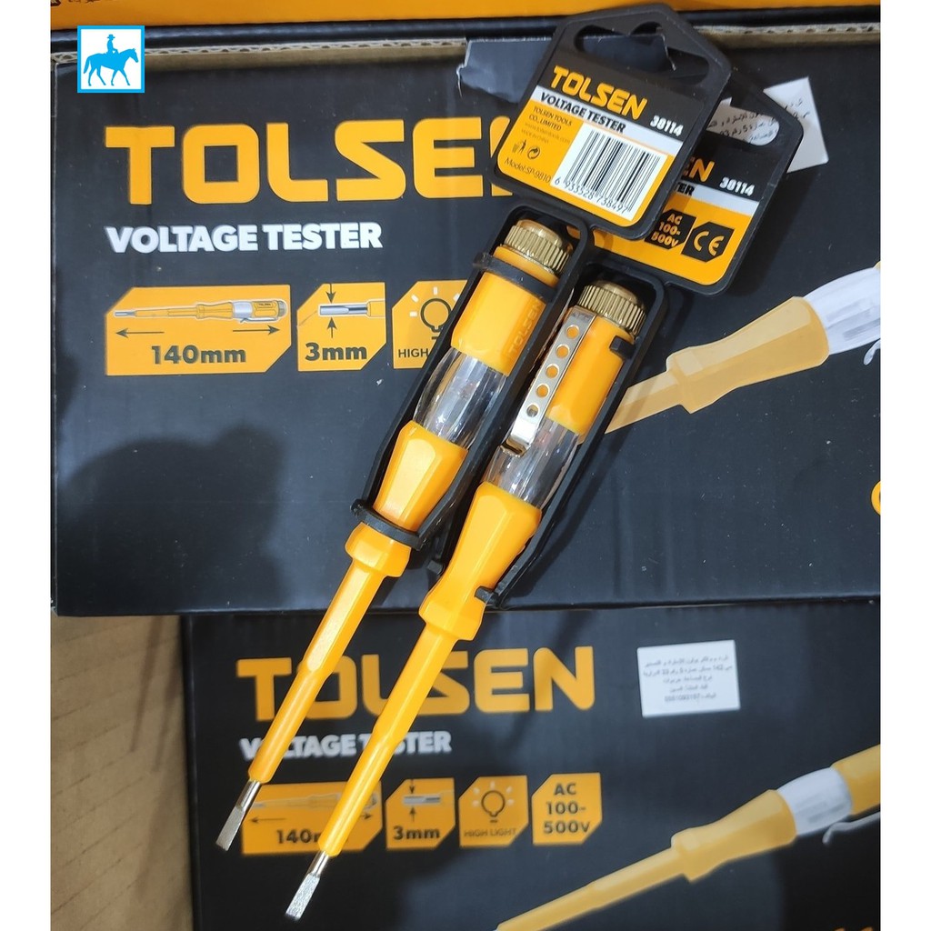 Bút thử điện 140mm Voltage Tester Tolsen 38114