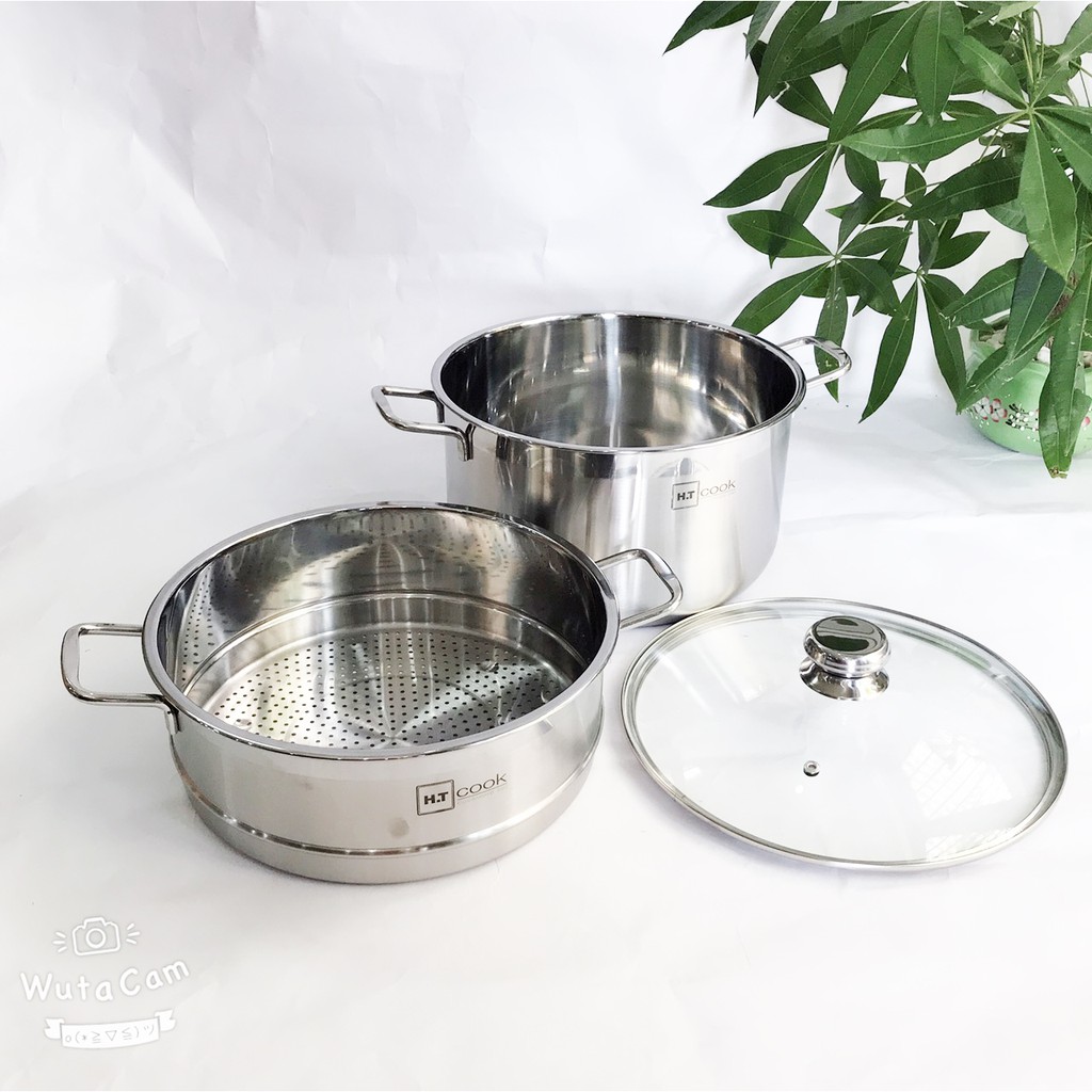 Bộ Nồi Kèm Xửng Hấp HT 30CM