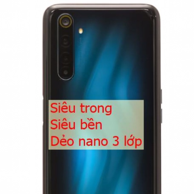 Cường lực camera Realme 6/ Realme 6 pro/ Realme 6i siêu bền, siêu trong, nano dẻo 3 lớp