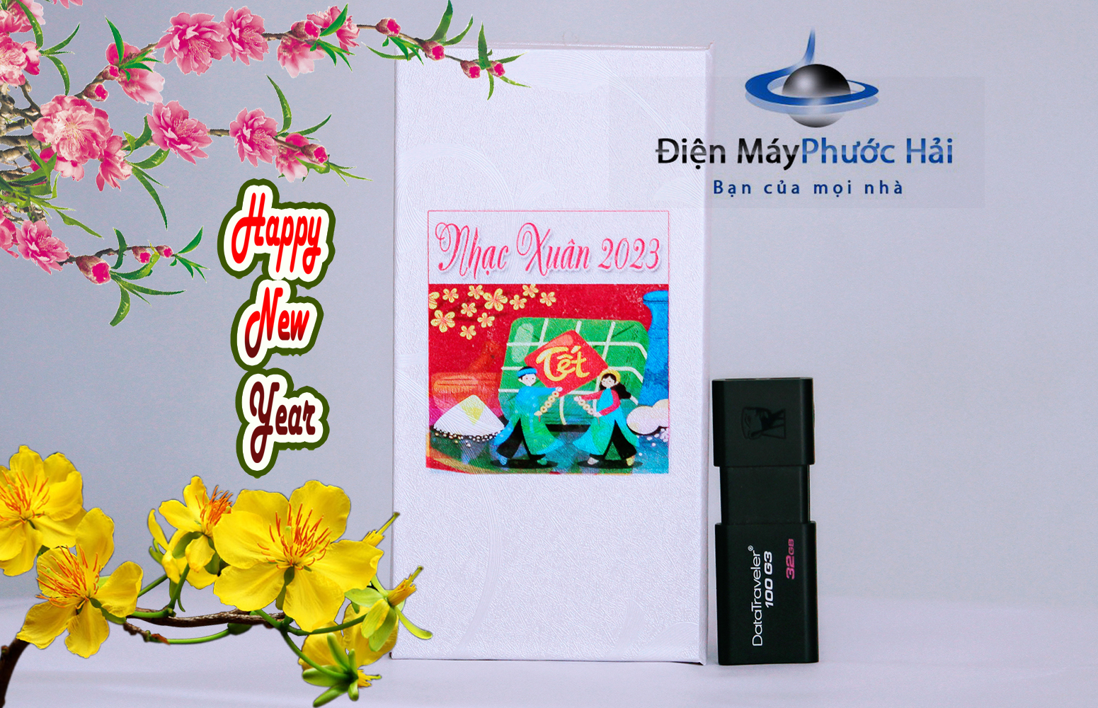 USB nhạc xuân  2024 MP3 +MP4 - 16G