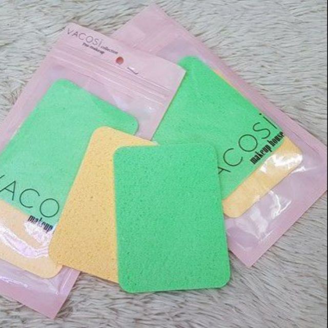 Bông nở rửa mặt vacosi bn01
