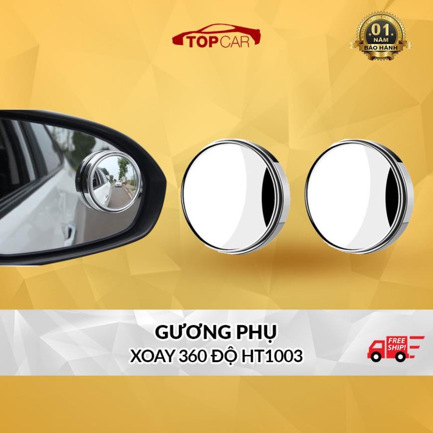 ⚡CẦN THIẾT⚡Gương Cầu Lồi 360 Độ Có Viền BH-1003 Gắn Gương Chiếu Hậu Xe Hơi Ô Tô Xe Máy