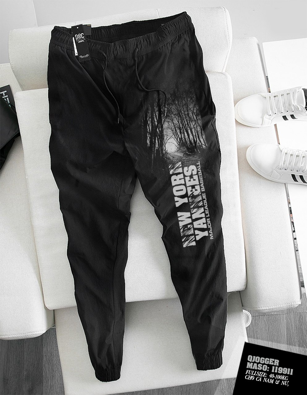 Sports jogger pants unisex big size