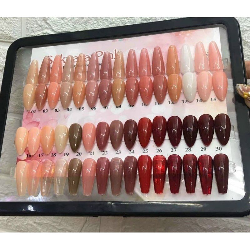 Sơn Gel Thạch BoBo Bảng 30 Màu - sinailmi