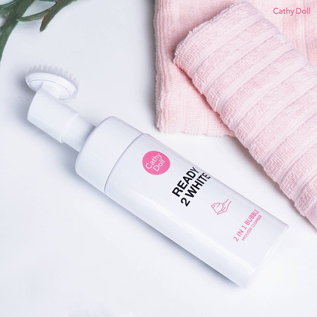 [GIẢM 5% ĐƠN 129K][HCM]Sữa Rửa Mặt TạO BọT Trắng Da Cathy Doll Ready 2 White