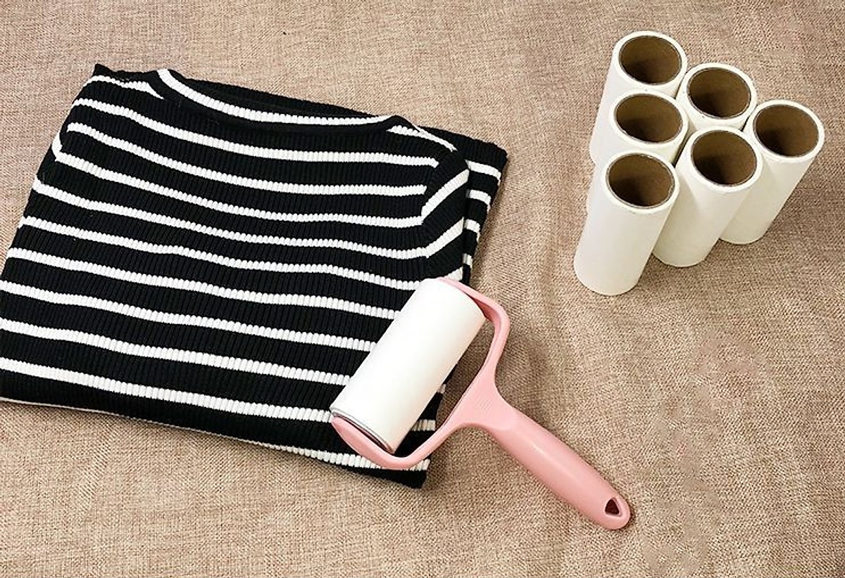 Cây lăn bụi, lăn ông chó mèo kèm 6 lõi dễ sử dụng, siêu dính