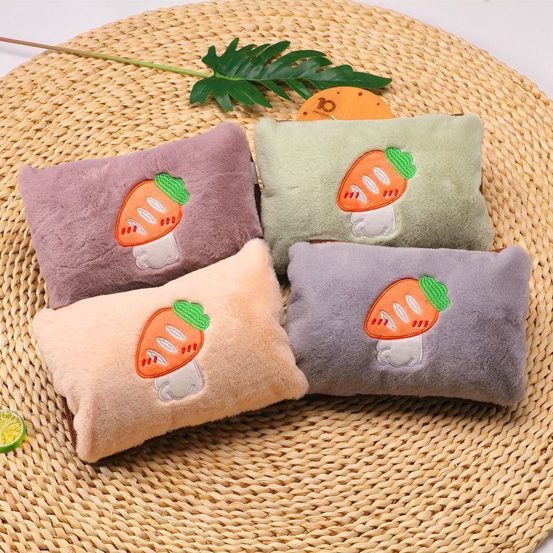 Túi sưởi lông dài mịn Basic Bear Hoa Cúc Nhóc Khủng Long Vịt Con