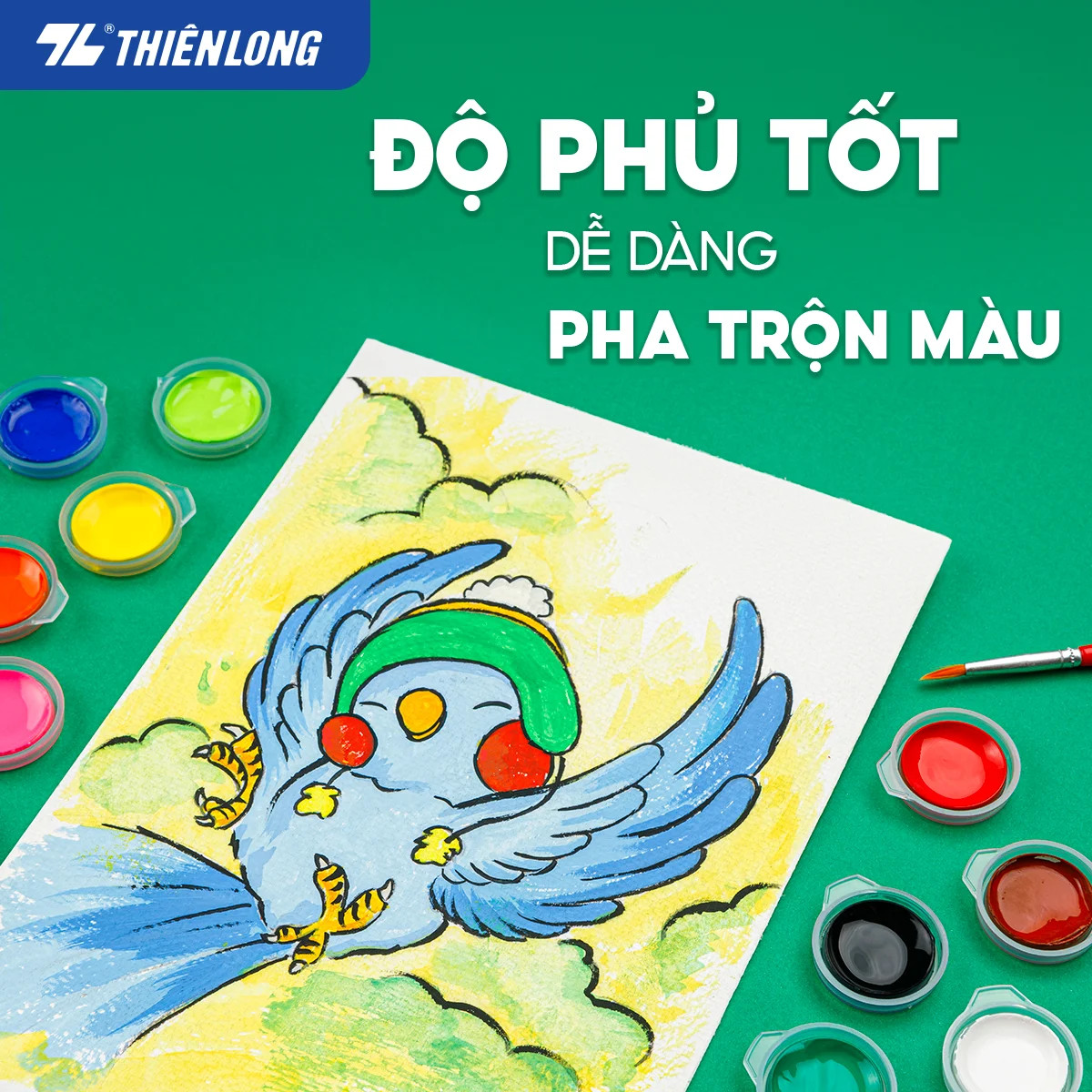 Màu nước 8 màu Thiên Long Colokit Waco-C06