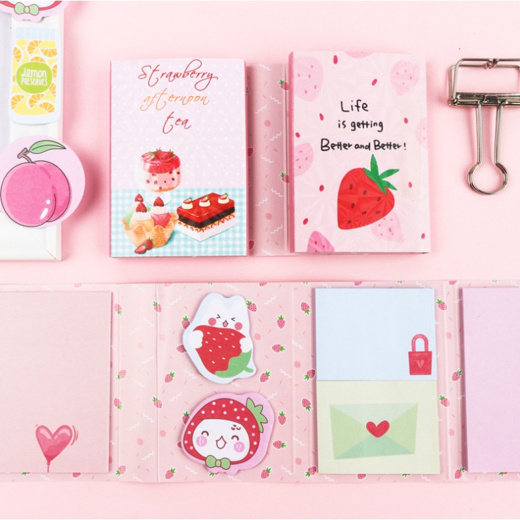 Giấy Note Heo Hồng/Unicorn, Dạng Quyển