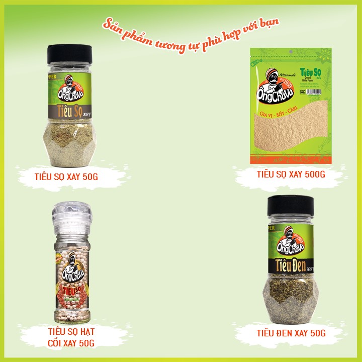 Ong Cha Va White Ground Pepper 500g