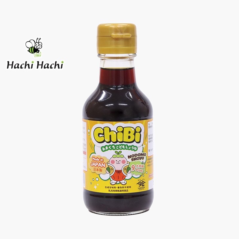 Nước tương ăn dặm giảm muối Nhật Bản 150ml ChiBi Yamagen cho bé từ 9 tháng tuổi - Hachi Hachi Japan Shop