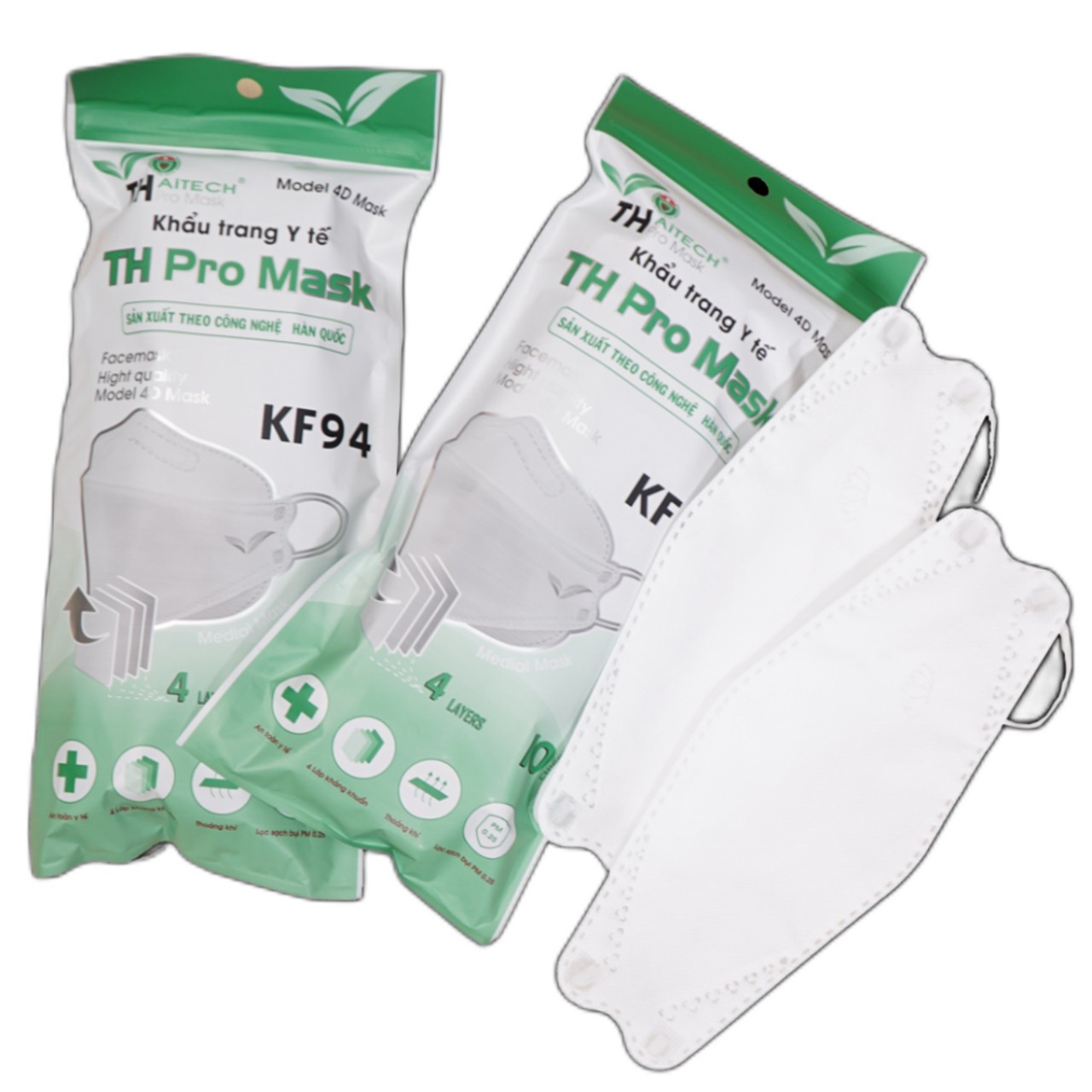 300 CHIẾC KHẨU TRANG Y TẾ KF94 TH PRO MASK 4 lớp