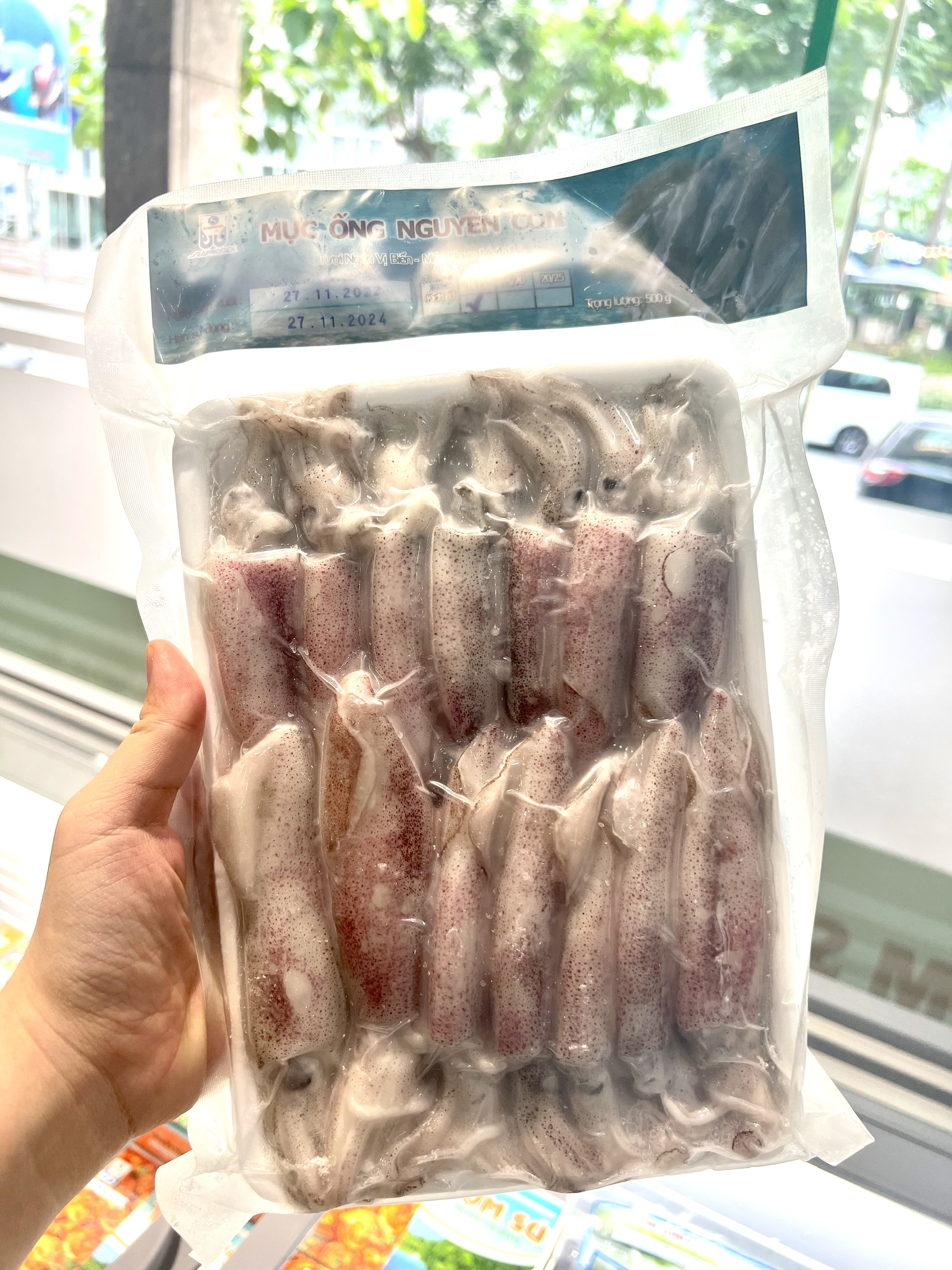 Mực ống nguyên con - Túi 425g