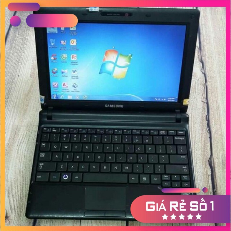 Laptop cũ mini NC 108 Atom N455 ram 2g ổ 250g màn 10 pin 4h