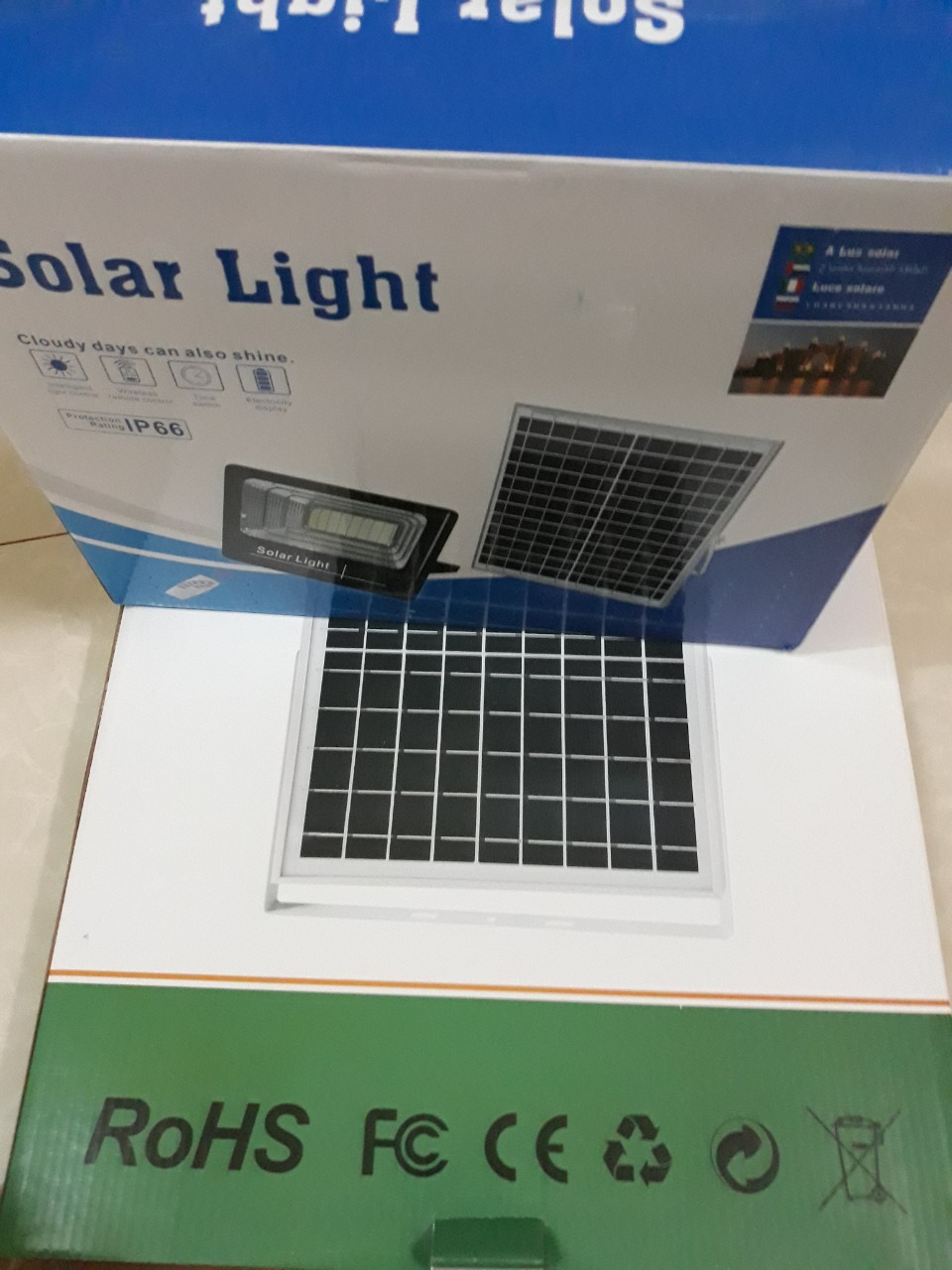 Bóng đèn năng lượng mặt trời 100w (207 chip LED)